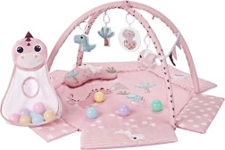 TinyMini Dino Pink laste mängutekk kaare ja pallidega