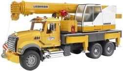 Bruder MACK Granite autokraana LIEBHERR 1:16