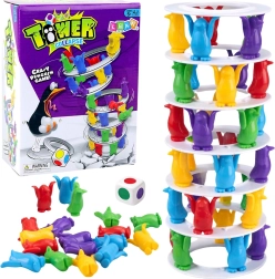 Pere balansimismäng Hullud pingviinid tornis