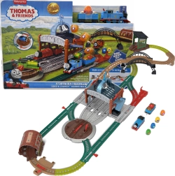 Fisher-Price Thomas & Friends Barrel Delivery Load and Launch Railway Track with Thomas Locomotive
