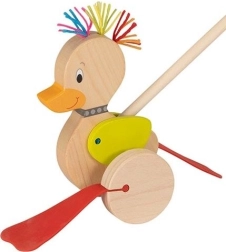 Wooden Duck on a Stick