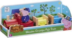 Puidust rong Peppa Pig koos vanaisa Põrsaga
