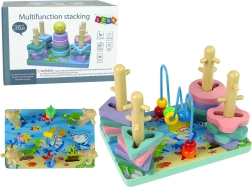 Wooden Blocks Sea World Educational Beads