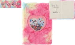 Vikerkaarevärviline plüüžist ükssarvikumärkmik, eri motiivid