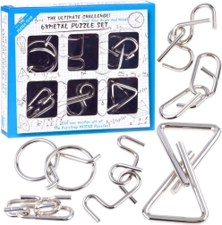 Metal brain teasers logic puzzle