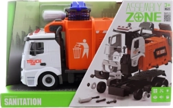 Kruvitav patareidega prügiveoauto