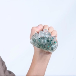 Fidget Blox Touch stressivastane kuubik – läbipaistev