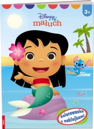 Disney Maluch: värviraamat kleepsudega