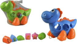 Dinosaur with Blocks 27 cm