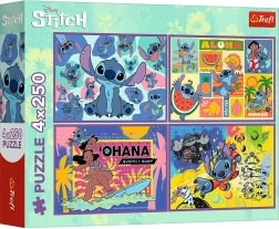 Pusle 4×250 tükki Lilo & Stitch
