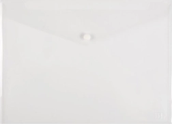 Nööbiga ümbrik A3, opaliin, läbipaistev