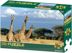 3D pusle kaelkirafid – 100 tükki