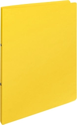 Yellow pressboard binder A4 with 2 rings