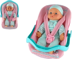 Beebinukk pehme kehaga kandekotis lutiga 30 cm