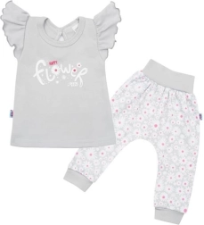 Laste puuvillane komplekt New Baby Happy Flower, hall