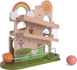 Puidust kuulirada Õnnelik farm 2Kids Toys
