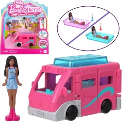 Mini Barbie Land – matkaauto koos mini BARBIE nukuga