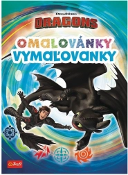 Värviraamat Kuidas taltsutada draakonit 20 × 27,5 cm