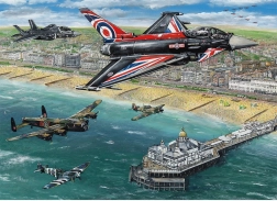 Puzzle Lennushow Eastbourne’i kohal 1000 tükki GIBSONS