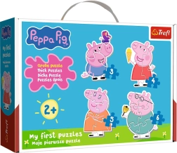 Beebipusle Peppa Pig 4in1 (3–6 tükki) TREFL