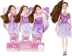 Doll in purple dress 29 cm