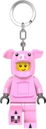 LEGO minifiguuri võtmehoidja põrsas taskulambiga