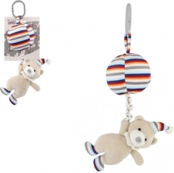 Pehme karu õhupalliga - riputatav mänguasi 30 cm