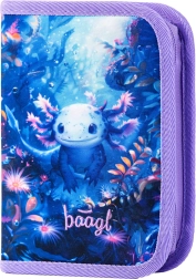 School pencil case single-story Axolotl