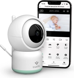 TrueLife NannyCam R3 Smart Video Baby Monitor with Full HD and Wi‑Fi