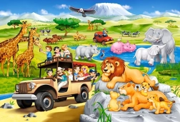 Castorland pusle Safari seiklus MAXI 40 tükki