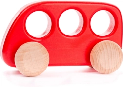 Wooden Red Bus Bajor