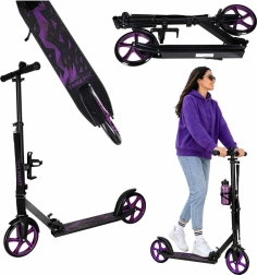 Folding city scooter Trike Fix 200 mm black-purple