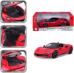 Metallist mudel BBURAGO FERRARI SF90 STRADALE 1:18 punane