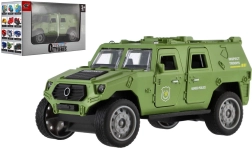 Sõjaväe plastauto 13 cm inertsmehhanismiga kinkekarbis