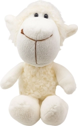 Plush sheep with suction cup white 23 × 12 cm