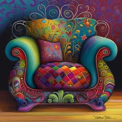 Square puzzle HEYE Relax!: lounge chair 1000 pieces