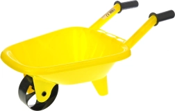 Plastist käru lastele, kollane 60 × 25 × 30 cm
