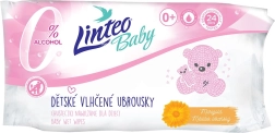 LINTEO Baby beebide niisked salvrätikud saialillega 24 tk