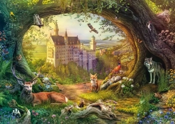 Fairy Tale Castle and Enchanted Forest Puzzle 1000 Pieces SCHMIDT