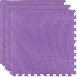 HUMBI vahtpõrandamatt 180 × 60, suured veekindlad vahtpuzzle’id, ohutu, 3 tk, lilla