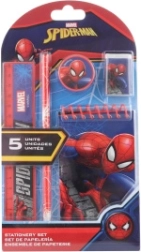 Spidermani kirjutusvahendite komplekt