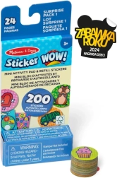 Sticker WOW – varupadrun + mini raamatuke – üllatus