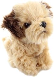 Pehme Shih‑tzu kaisukoer, eco‑friendly, 15 cm