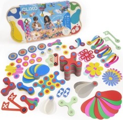 Clixo Family Party – magnetiline paindlik ehituskomplekt, 150 osa