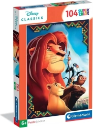 Clementoni pusle 104 Super Color – Lõvikuningas