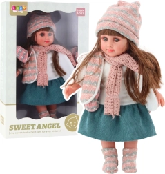 Nukk SWEET ANGEL talveriietes 36 cm