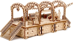 Puidust 3D pusle raudteejaam WOODEN CITY, 175 detaili