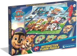 Interaktiivne põrandapusle PAW PATROL elektroonilise pliiatsiga 70 × 100 cm (24 tükki)