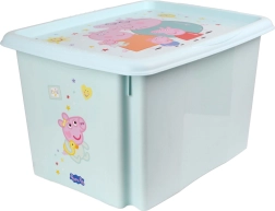 Kaane jaotusega plastist hoiukast Peppa Pig, 30 l