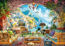 Pusle RAVENSBURGER Muinasjutuline vaade Vahemerele, 1000 tükki